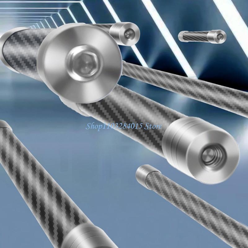 R6FF Lightweight 14mm Carbon Fiber Extension Rod Stainless Steel Connector 1/4inch