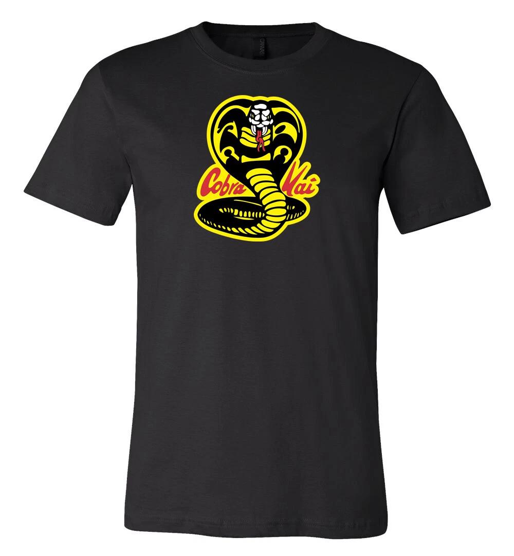Cobra Kai Big Cobra Logo T-shirt 6 Sizes Youth Med - Adult 6XL!! XS