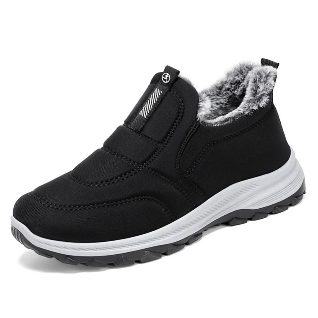 Warm Shoes, Winter Women's Shoes with Plush and Thick Boots, Large Size Short Boots, Unisex Shoes