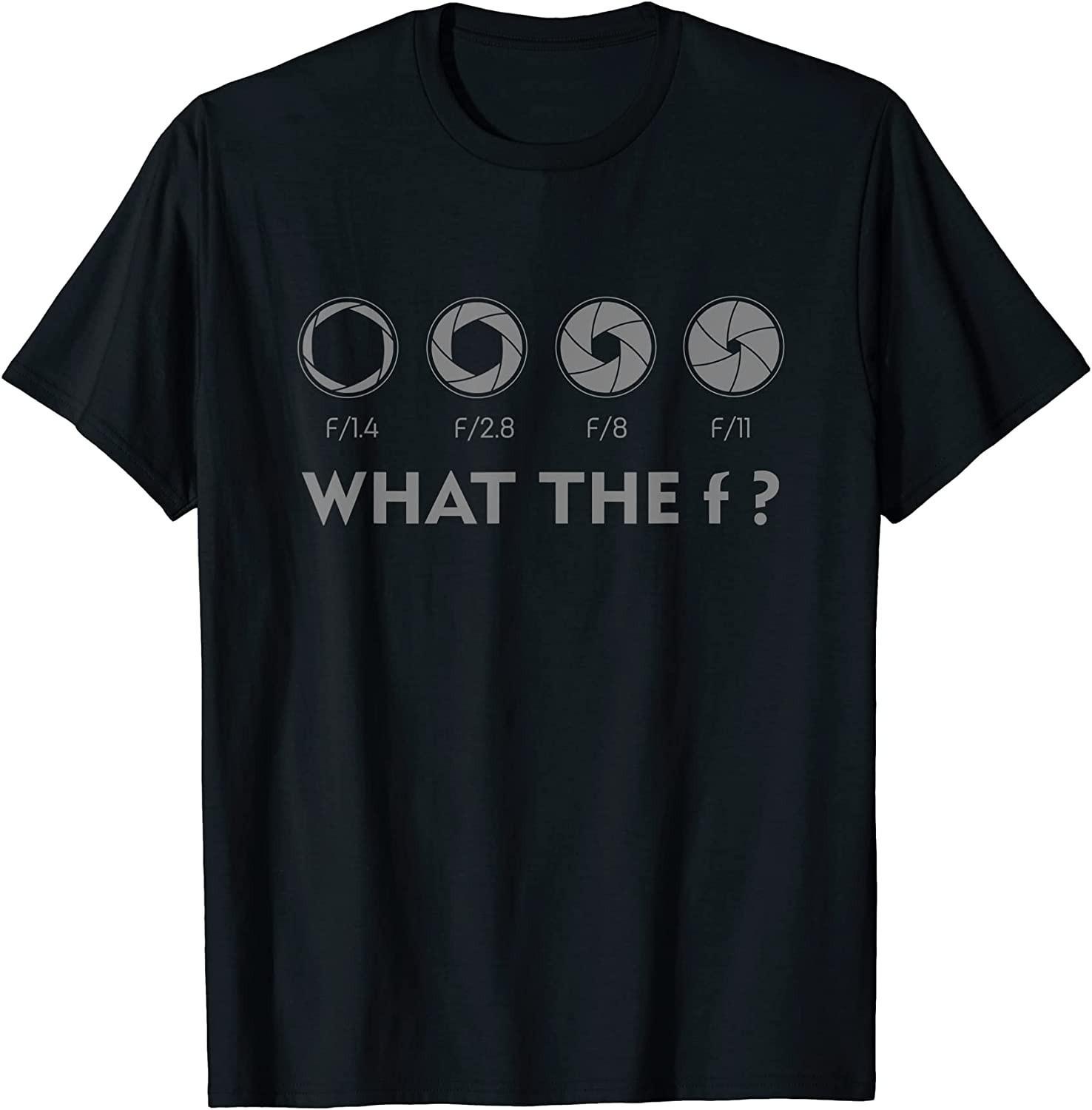 BEST! Funny Photography F Stop Lens Camera Lover Photographer Tee Size S-3XL S