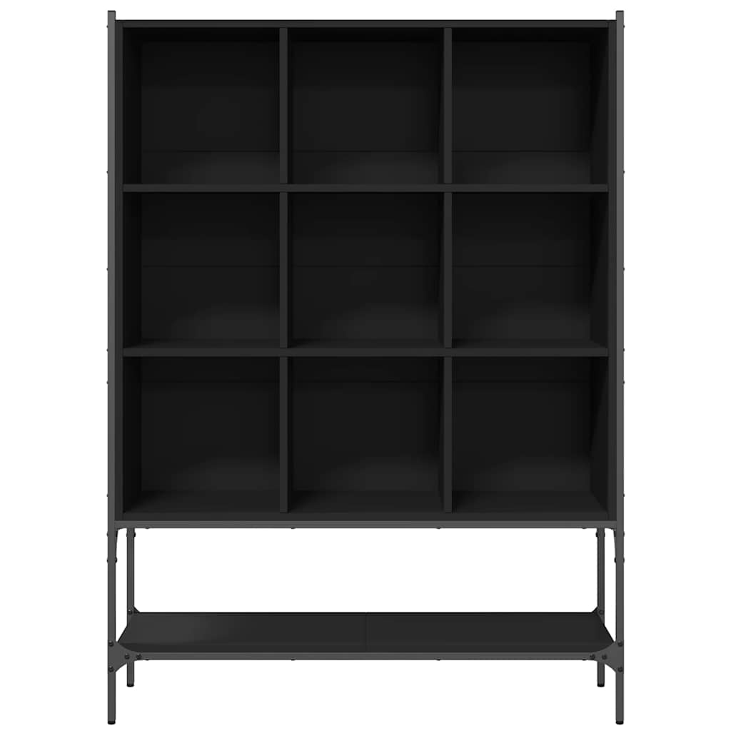 Vidaxl Regał, Czarny, 102X30X141,5 Cm, Materiał Drewnopochodny