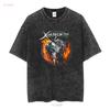 Xandria Sacrificium Tour 2014 T Shirt  Cotton Black S to 5XL MD1550 vintage Washed Versatile Stretched Top For Everyday Wear