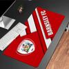 Barnsley Crest Design Mouse Pad, Rubber Base, Mouse Pad for Gamers and Office Use, Gaming Desk , Easy To Clean Mat Christmas fan gifts