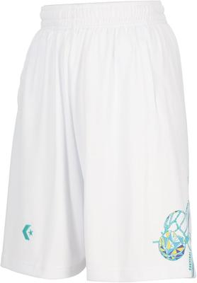 Basketball Shorts Practice Pants CB451857 Kids White Jr. (with Pockets)