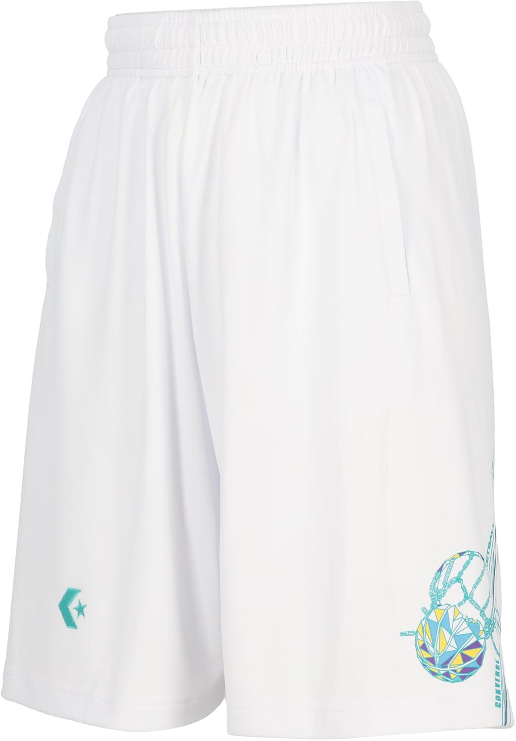 

Converse Баскетбольные шорты Тренировочные штаны CB451857 Детские Белые Юниорские. (с карманами) белый