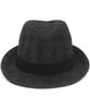 Yunibeosyeolkemiseuteuli Bu Check Black Short Fedora Summer Fedora