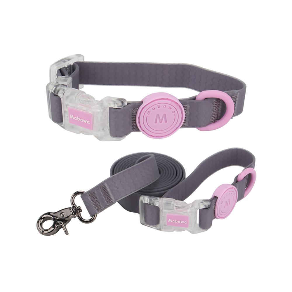 

Leash Collar Set Pet Cat Dog Collars Leashes For Small Medium Dogs Fadou Teddy Corgi S for 20-26cm