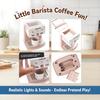 Coffee Maker Toy, Interactive Simulation, Light & Sound Effects, Perfect for Pretend Play