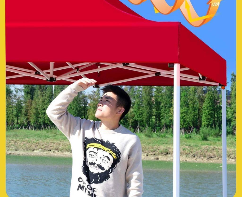 Verbesserte winddichte Falt-Markisenzelt für den Außenbereich mit transparenten Seiten