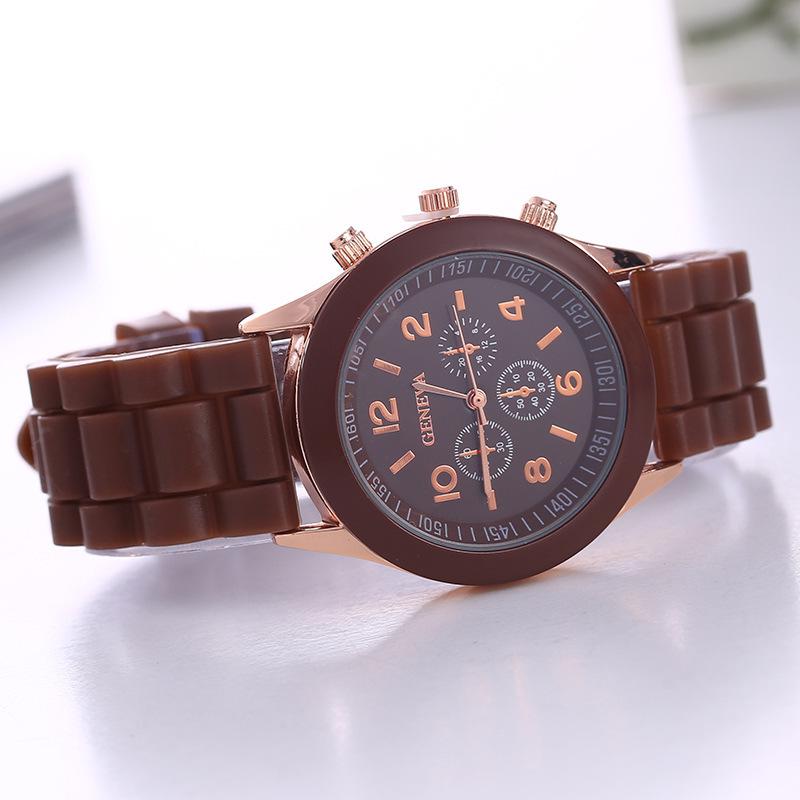 Montre de Sport en Silicone Geneva pour Femme: Design Jelly de Mode Coréenne Lumineux et Coloré