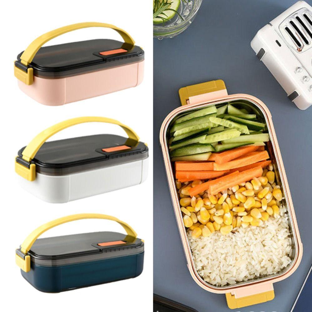 600ml Insulated Lunch Box Detachable Kitchen Storage Box Practical Food Storage Container  Winter