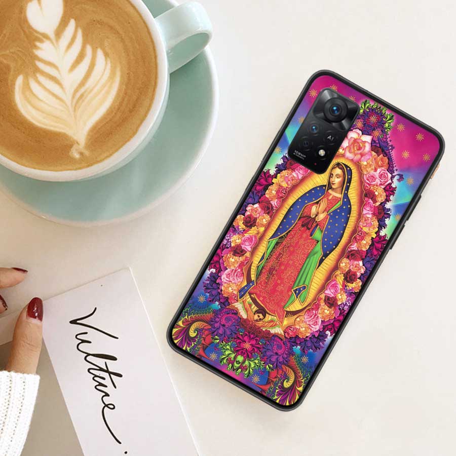 Virgin De Guadalupe Virgen Mary Phone Case For Redmi Note 14 13 Pro 5G Plus 12 12C 10 10A 10C 9 9A 9C 9T 8 8A K60 K70 Pro Xiaomi