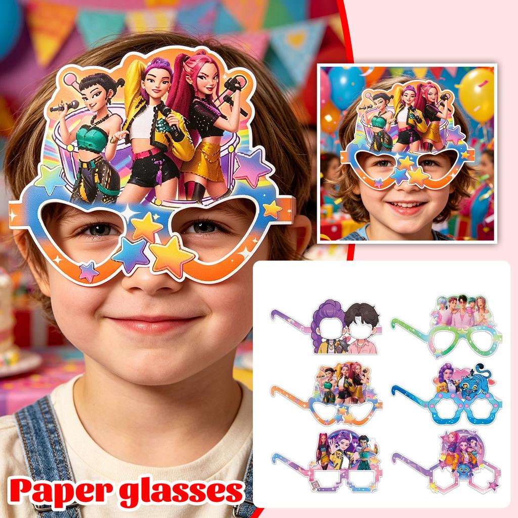 Photo Props, Paper Glasses, Holiday Parties, Children's Birthdays, Party Decorations