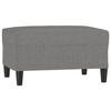 349304 vidaXL Footrest Dark Grey 70x55x41 Cm Fabric