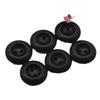 10Pcs Black Button Versatile Clothes Jacket Buttons Suit Buttons Windbreaker Sweater Buttons Resin Coat Buttons