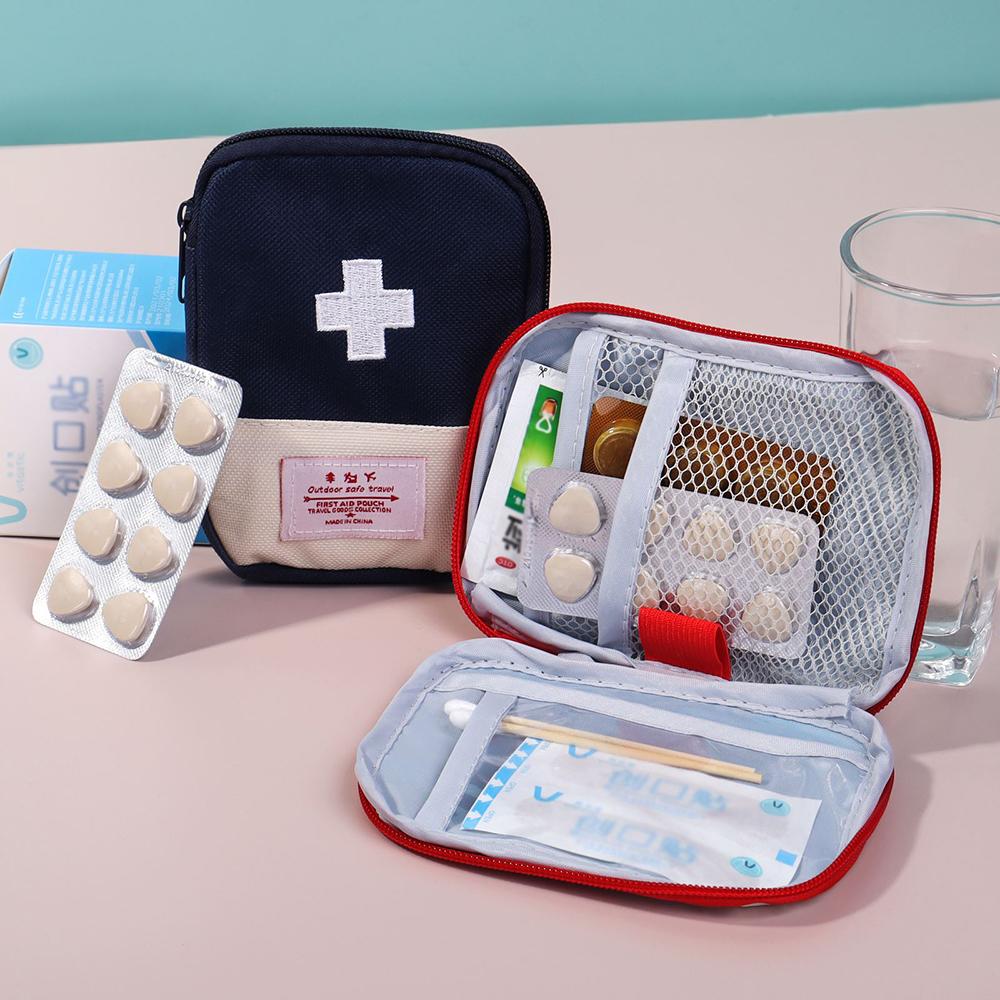 Children's Portable Medicine Bag Cute First Aid Kit Medical Medical Bag Storage Bag Baby Practical Mini Pill Care Tool Storage B