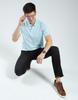 Luxuria Men's Striped Collar Neck T-Shirt
