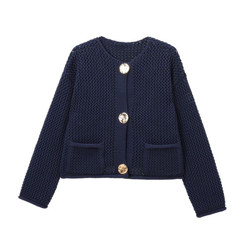 Kaslead New Arrival Women's Clothing Fashion Style Stylish Simple and Versatile Long Sleeve Knitted Coat 5802111