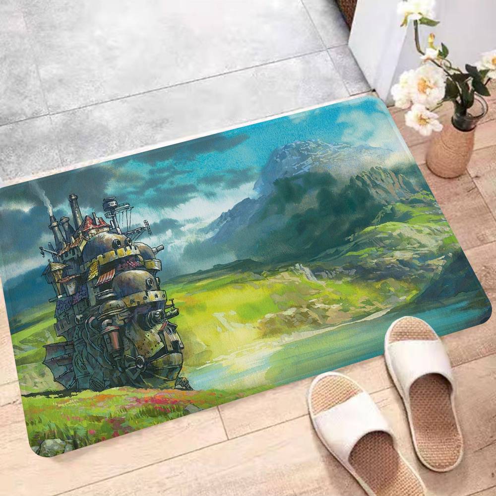 Japan Anime H-Heulen M-Bewegliches C-Schloss Badematte INS Stil Weich Schlafzimmerboden Haus Waschküchenmatte Rutschfest Willkommen Fußmatte