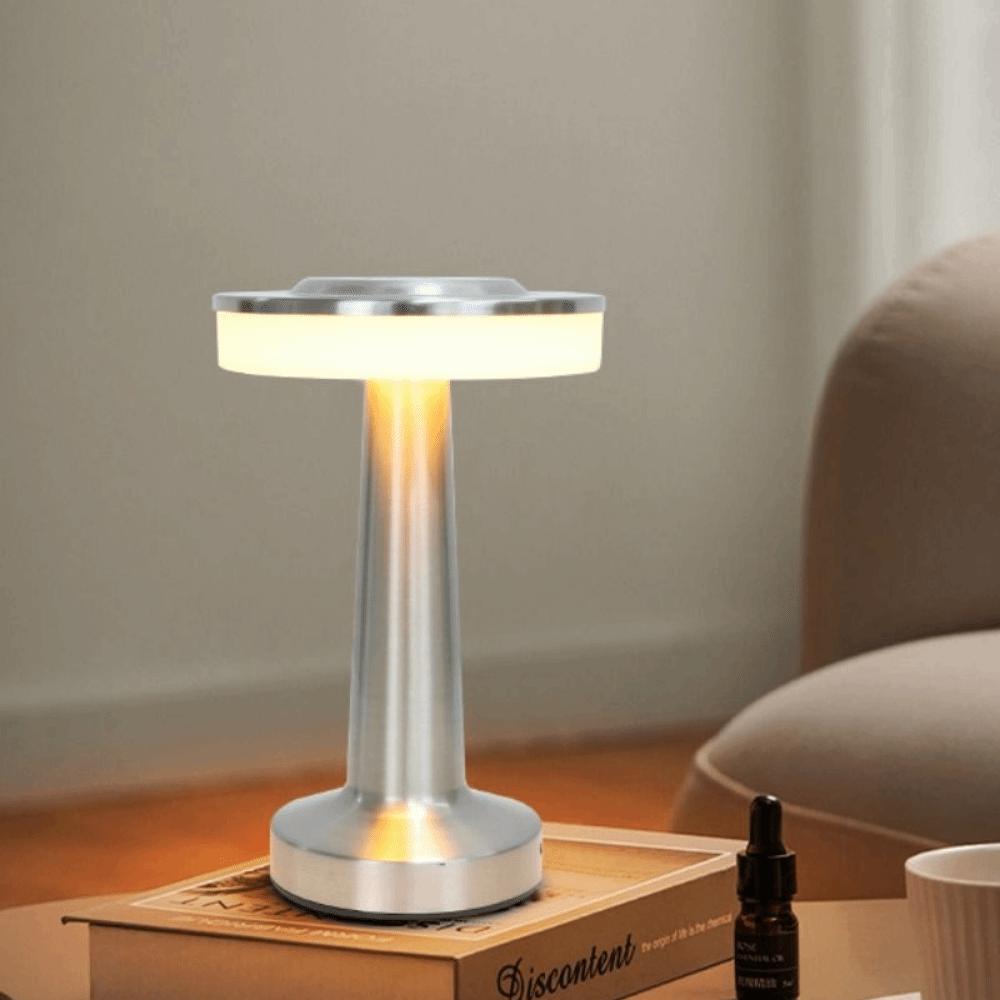 Retro Rechargeable Desk Lamp Vintage Wireless Reading Lamp LED Table Lamp  Restaurant Use