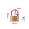 Copper Padlock  Small Locks for Luggage Case Locker Home Improvement Hardware 20mm 25mm 30mm 40mm 50mm Include 3Keys