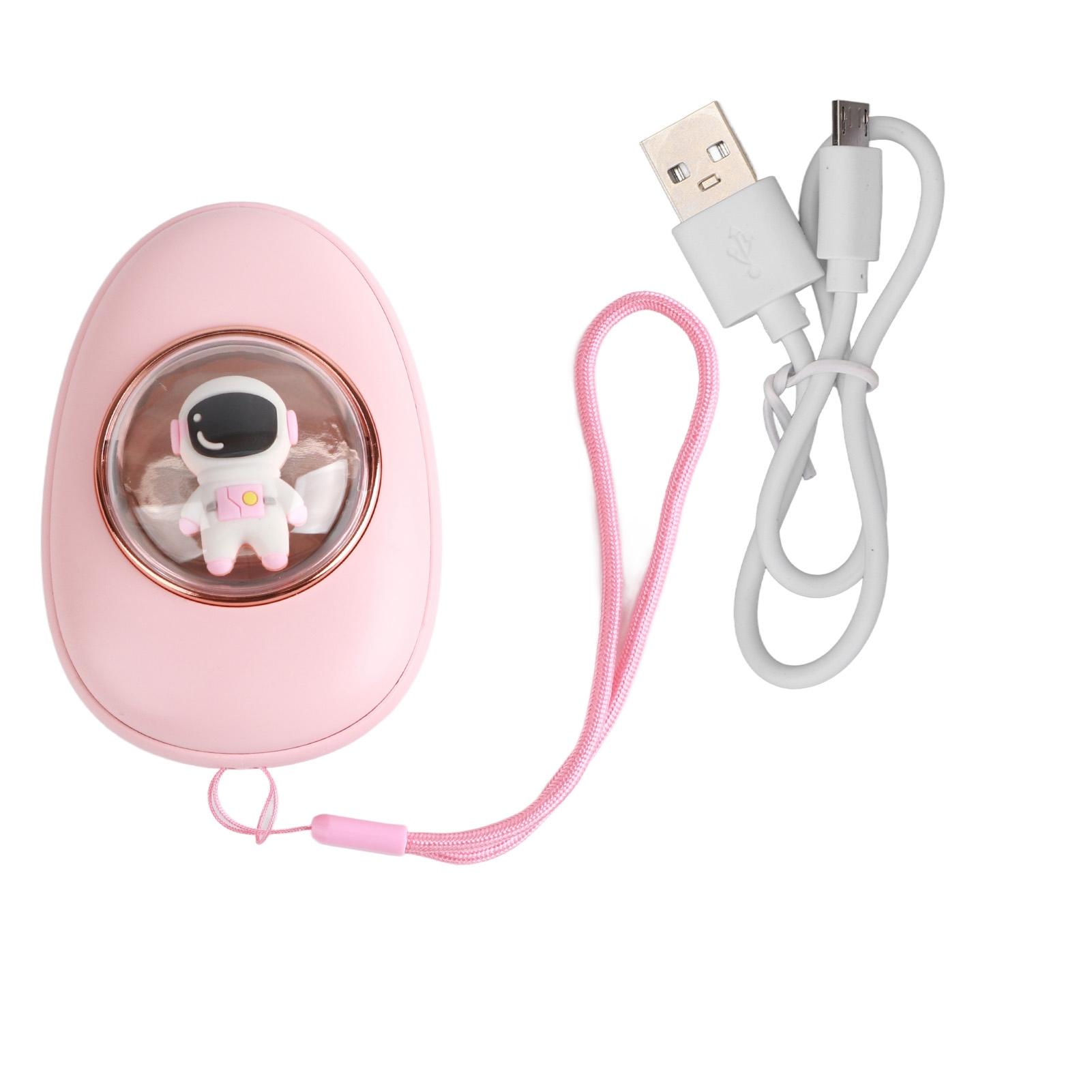 2 in 1 Electric Hand Warmer Space Capsule Rechargeable USB Power Bank Reusable Electronic Hand Heater