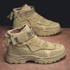 Men's Thick Soled Fashion Trend Outdoor High Top Workwear Boots Sports Shoes Casual Shoes Dad Shoes