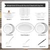 ZISIZ 60-Piece Ceramic Dinnerware Set