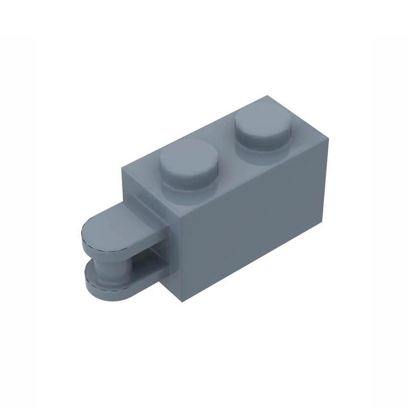 50g MOC 26597 1x2 Brick with Clip 34816, Small Particle Building Blocks Spare Parts Compatible. Standard