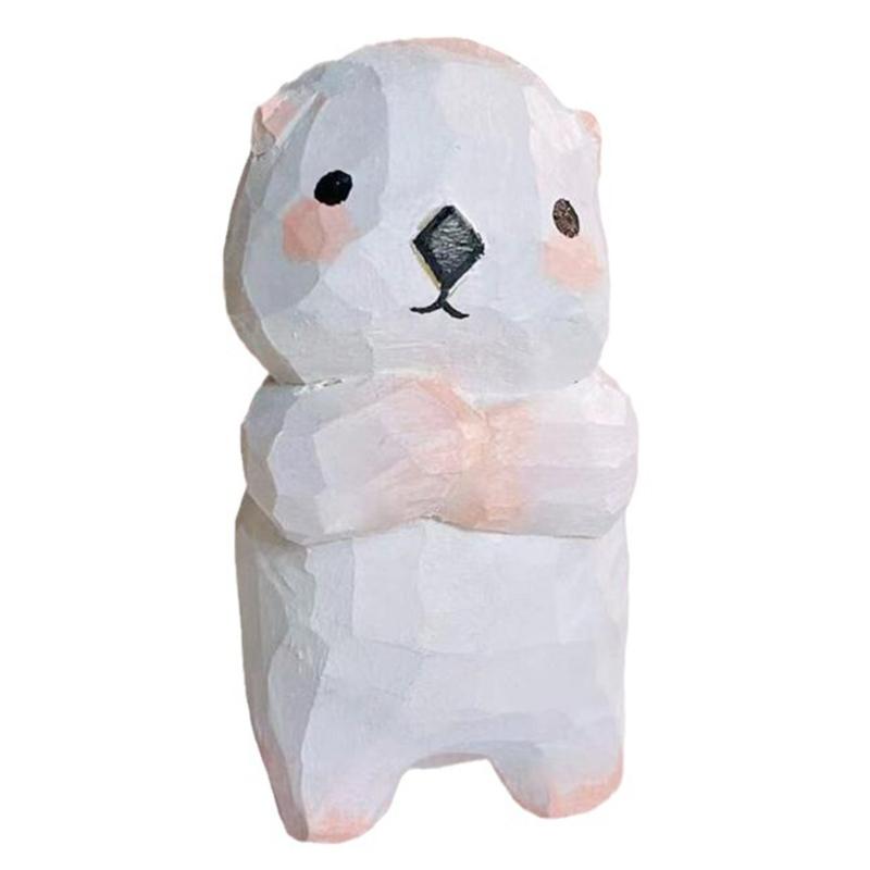 Elegant Handmade Animal Wood Statue for Nature Lover and Ocean Enthusiasts Present for Nature Lover