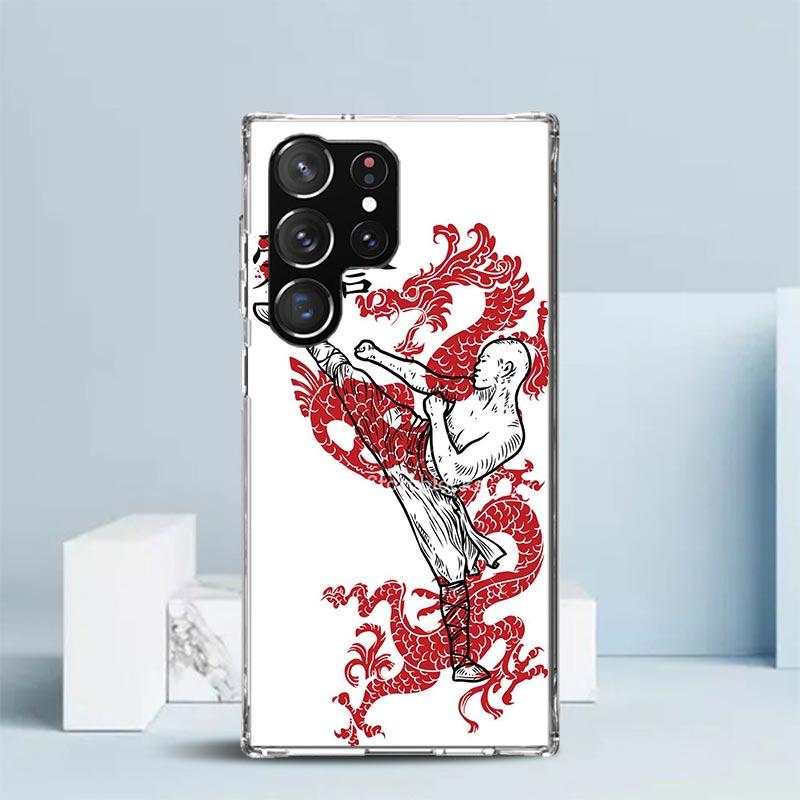 Kungfu Taekwondo Phone Case For Samsung Galaxy S24 S25 Edge S26 Ultra S22 S23 Plus S21 + S20 FE Soft TPU Back Cover Galaxy S22 S