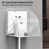 Electric Plug Rainproof Cover 86 Type Switch Protective Cover Socket Waterproof Box Outdoor Wall-mounted Rainproof Cover Box
