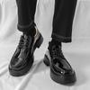 Fashion Comfortable Lace-Up Formal Flats 2025 Men's Thick Bottom Oxford Shoes Fashion Business Casual Dress Shoes New Men Casual Shoes