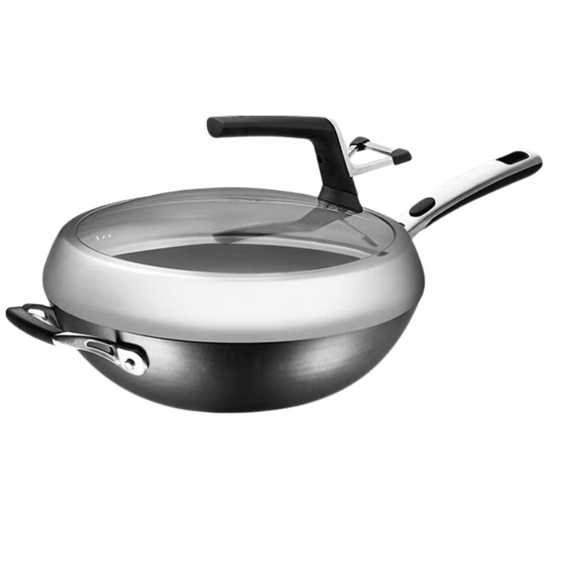 ASD Cyclone Bottom Cast Iron Wok