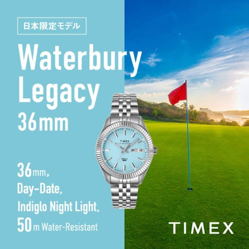 Timex Watch WATERBURY LEGACY Japan Limited 36MM Waterbury Legacy TW2V66500 Silver
