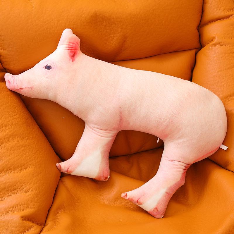 3D Подушка-подушка в виде свиньи Плюшевая игрушка - Забавный подарок в виде песчаной скульптуры See Description 1330₽