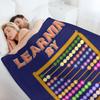 Learning by Abacus Throw Blanket Fashion Sofas warm for winter Decorative Sofas Luxury St Blankets