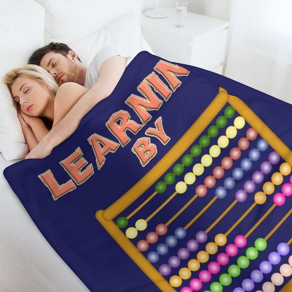 Learning by Abacus Throw Blanket Fashion Sofas warm for winter Decorative Sofas Luxury St Blankets