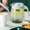 Large Capacity Glass Kettle High Temperature Resistance Water Bottle Household Transparent Teapot Coffee Jug Drinking Utensil