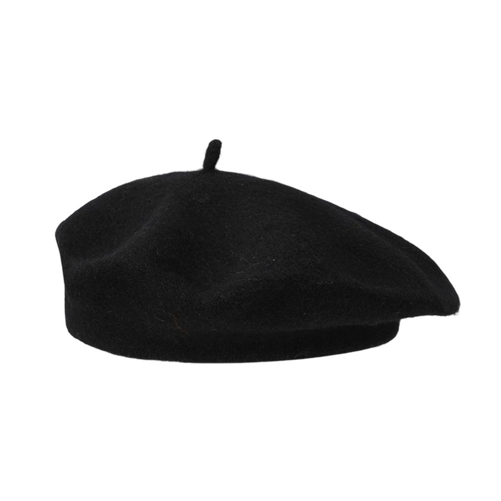 French Style Beret Hats For Fall And Winter Unisex Stretchy Soft Acrylic Blend Solid Color Elegant Retro Headwear