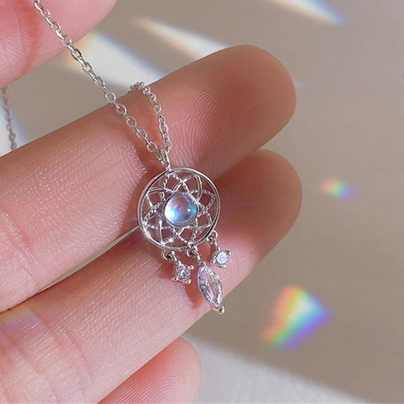 JWER New Fashion Kryształowy Tassel Kamień Księżycowy Charm JWER New Fashion Kryształowy Tassel Kamień Księżycowy Charm