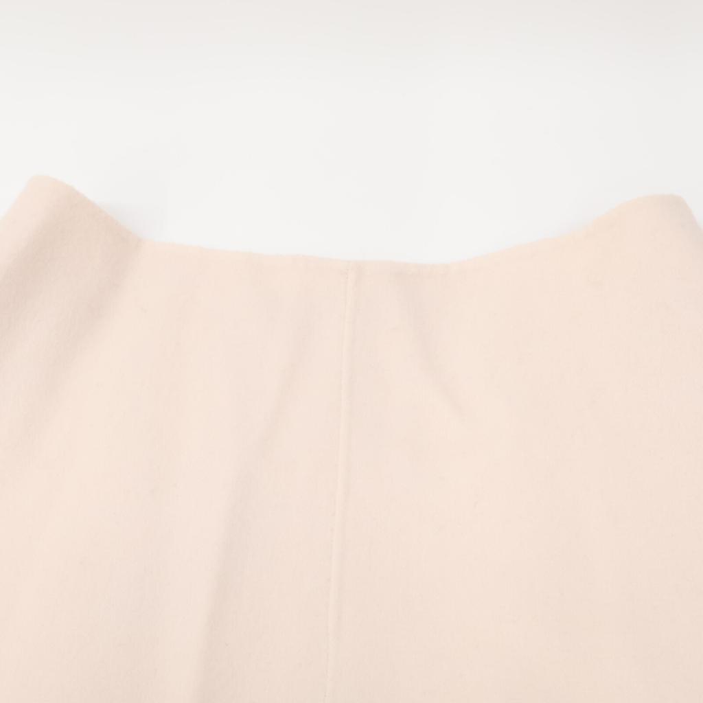 Theory Luxe Pink KLIRA LIGHT RIVER Cashmere-blend Wool Skirt Skirt O38 pinkUsed