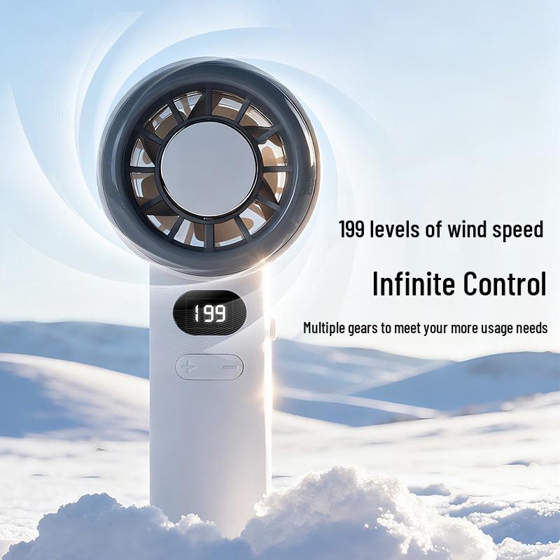 Portable High-Speed Turbo Handheld Fan with USB Charging