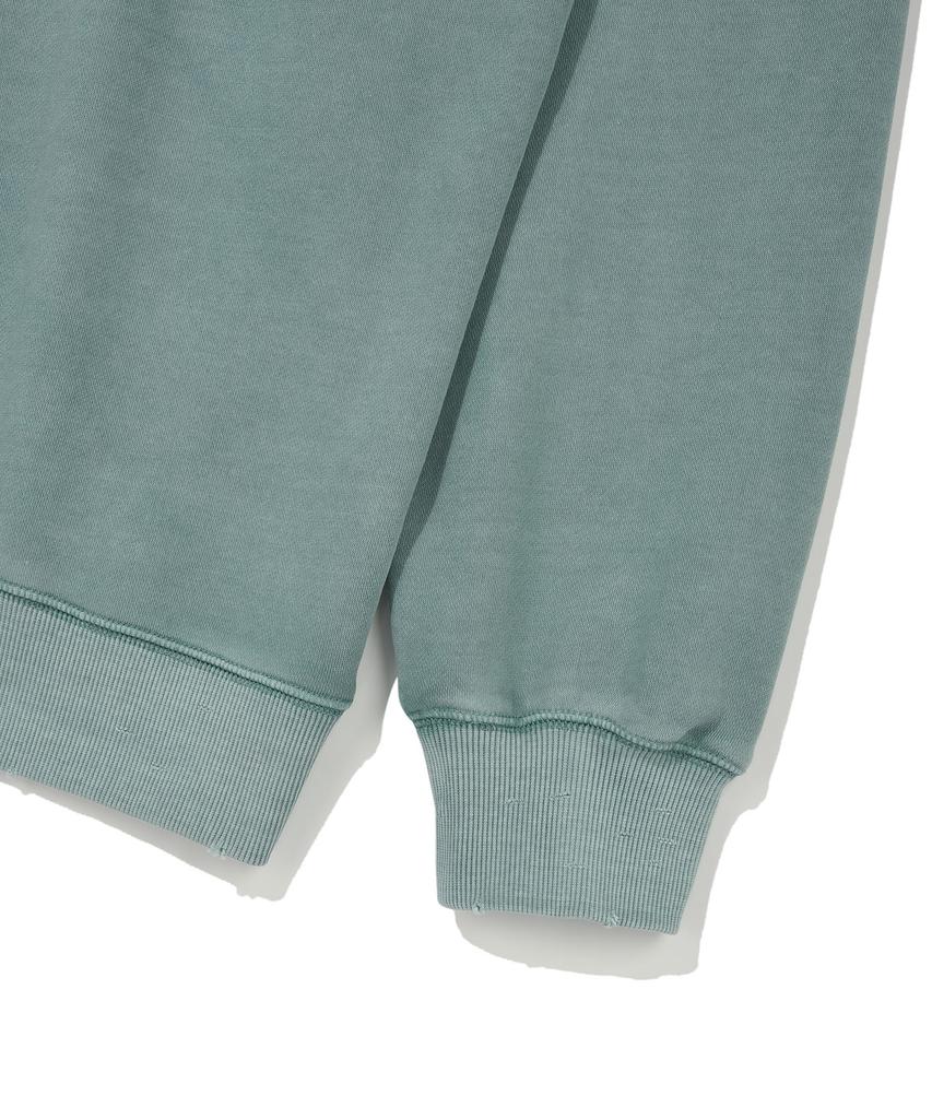 WACKY WILLY Washed One-Point Sweatshirt Green