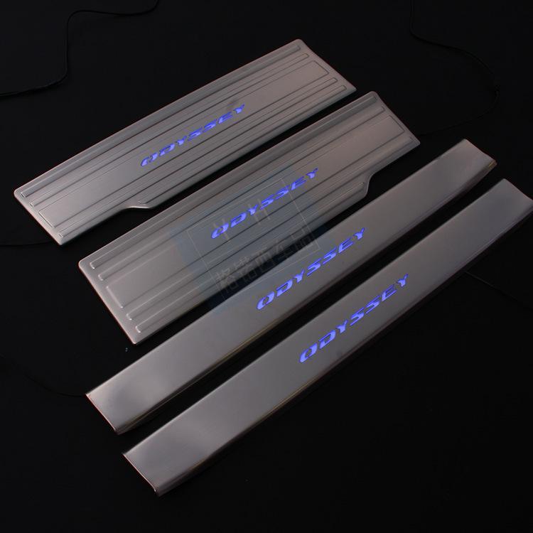 LED Luminous Sill Strips for 15 Odyssey - Welcome Pedal Modification