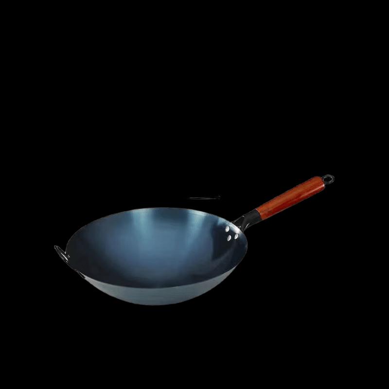 LILANG Non-Coated Round Bottom Iron Wok