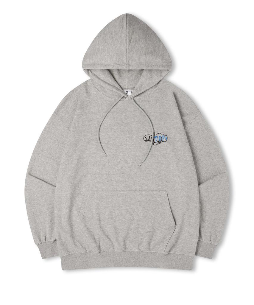Blowfist Oversized Printed Hooded Sweatshirt