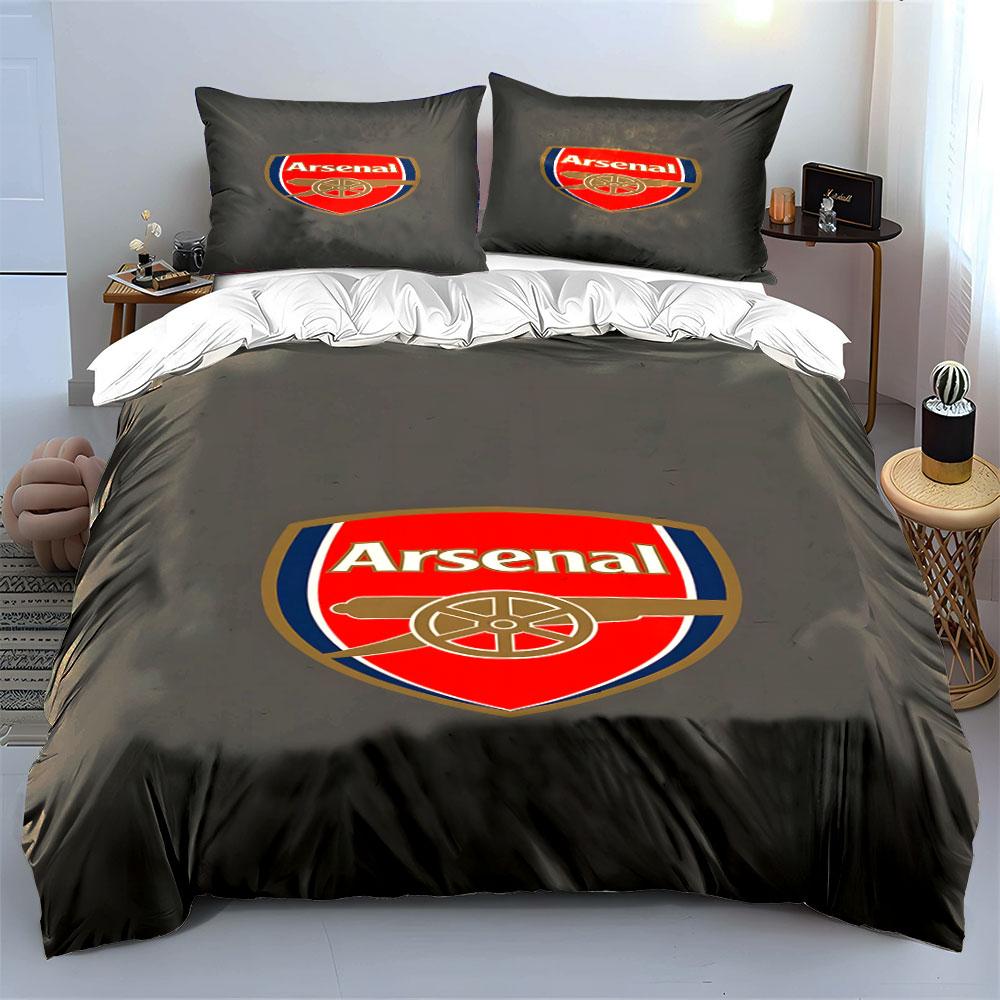 Logo dell'Arsenal con cannone. Set lenzuola Set copripiumino Copripiumini Federe(1* Copripiumino 2* Federe senza imbottitura piumone)