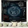 Sonic Hedgehog Wall Tapestry Aesthetic Wall Hanging Printed Fabric Blanket Decorative Tapestries For Bedroom Living Room Home Decor