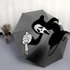 Scream Ghostface Umbrella: Automatic Opening & Closing, Foldable Design, 8-Bone Frame, Outdoor Use, Perfect Gift for Fans and Travelers01042